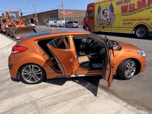 Orange 2016 Hyundai Veloster Turbo