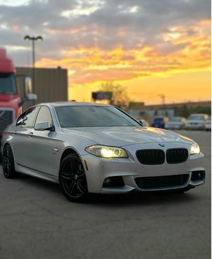 Silver 2011 BMW 550 i xDrive