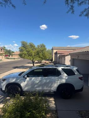 White 2025 Honda Pilot Elite AWD