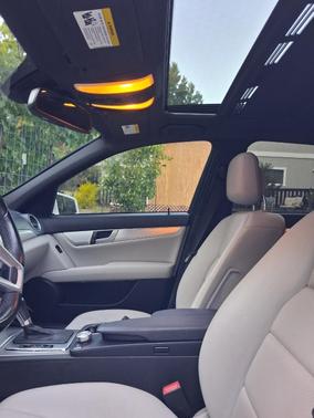 White 2014 Mercedes-Benz C-Class C 250 Sport