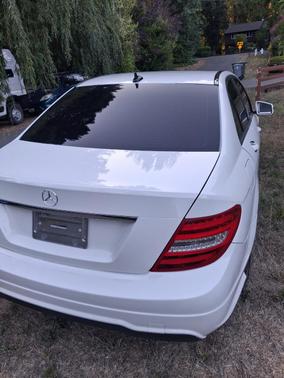 White 2014 Mercedes-Benz C-Class C 250 Sport