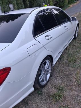 White 2014 Mercedes-Benz C-Class C 250 Sport
