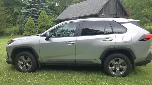 Gray 2023 Toyota RAV4 Hybrid LE