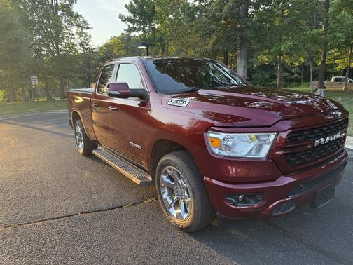 Red 2022 RAM 1500 Big Horn