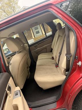 Red 2011 Hyundai SANTA FE GLS