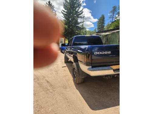 Blue 2001 Dodge Ram 2500 Quad Cab