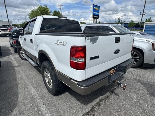 White 2005 Ford F-150 Lariat SuperCrew