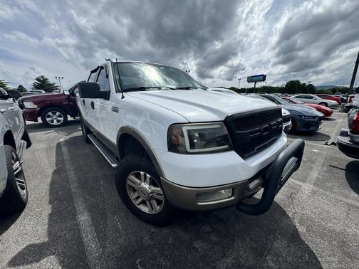 White 2005 Ford F-150 Lariat SuperCrew