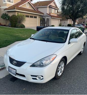 White 2008 Toyota Camry Solara SLE