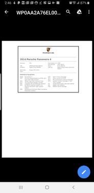 2014 Porsche Panamera Panamera 4