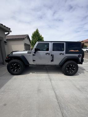 Silver 2018 Jeep Wrangler JK Unlimited Sport