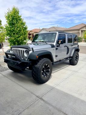 Silver 2018 Jeep Wrangler JK Unlimited Sport