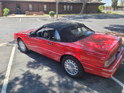 Red 1993 Cadillac Allante Base