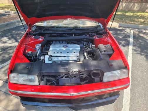 Red 1993 Cadillac Allante Base