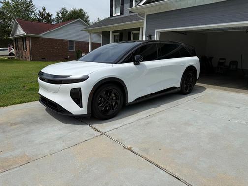 White 2026 Lucid Gravity Touring