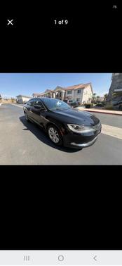 Black 2015 Chrysler 200 Limited