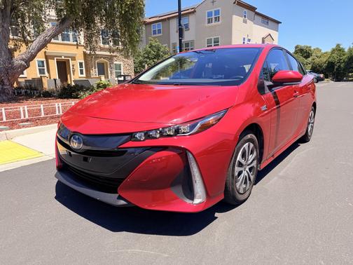 Red 2021 Toyota Prius Prime XLE