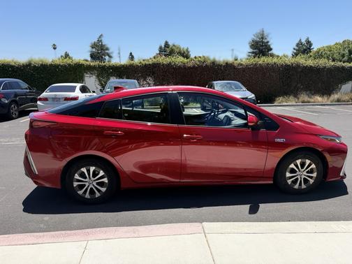Red 2021 Toyota Prius Prime XLE