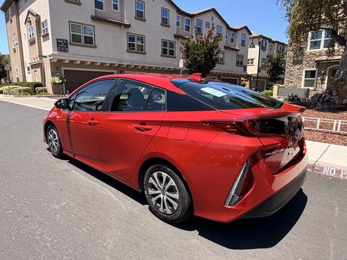 Red 2021 Toyota Prius Prime XLE