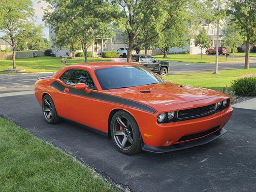Orange 2009 Dodge Challenger SRT8