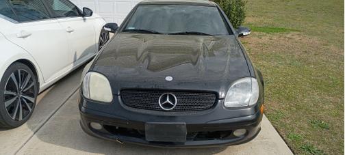Black 2002 Mercedes-Benz SLK-Class SLK320