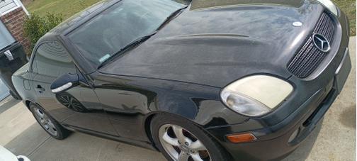 Black 2002 Mercedes-Benz SLK-Class SLK320