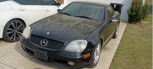 Black 2002 Mercedes-Benz SLK-Class SLK320
