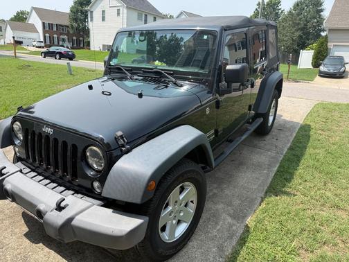Black 2018 Jeep Wrangler JK Unlimited Sport