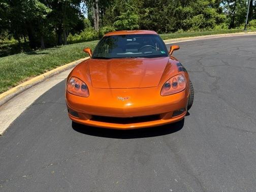 Orange 2007 Chevrolet Corvette Base