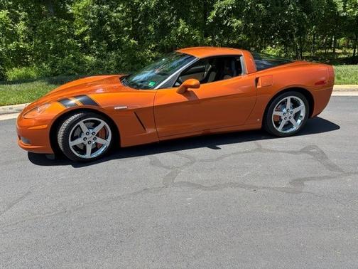 Orange 2007 Chevrolet Corvette Base