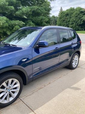 Blue 2017 BMW X3 xDrive28i