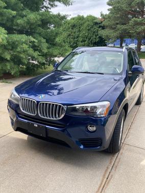Blue 2017 BMW X3 xDrive28i