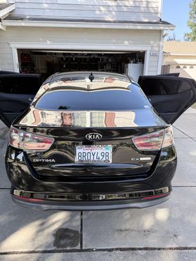 Black 2016 Kia Optima Hybrid EX