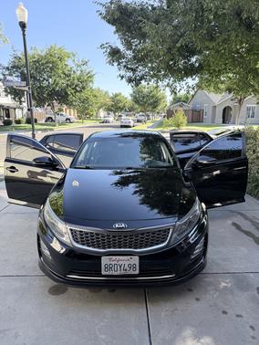 Black 2016 Kia Optima Hybrid EX