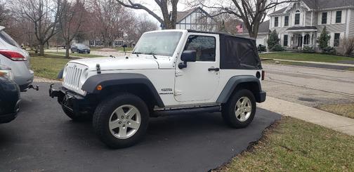 White 2011 Jeep Wrangler Sport