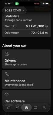 Black 2022 Volvo XC40 Recharge Pure Electric P8 Twin Plus