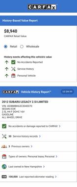 2012 Subaru Legacy 2.5i Limited