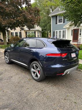 Blue 2017 Jaguar F-PACE S
