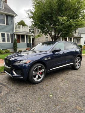 Blue 2017 Jaguar F-PACE S