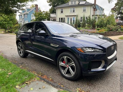 Blue 2017 Jaguar F-PACE S