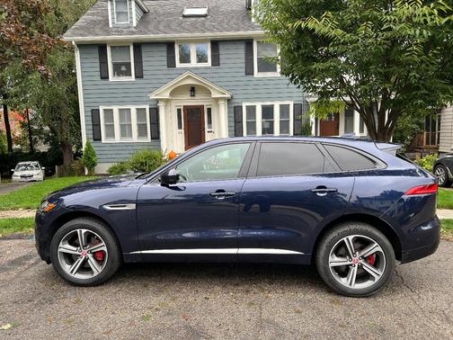 Blue 2017 Jaguar F-PACE S