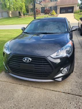 Black 2015 Hyundai Veloster Turbo