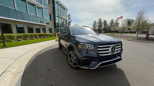 Blue 2024 Mercedes-Benz GLS 450 4MATIC