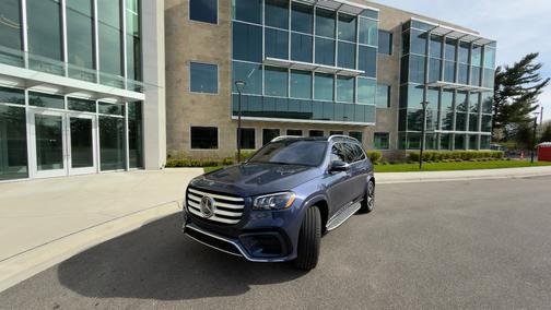 Blue 2024 Mercedes-Benz GLS 450 4MATIC