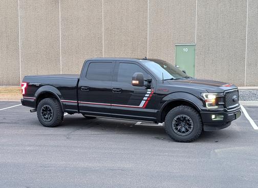 Black 2018 Ford F-150 Lariat