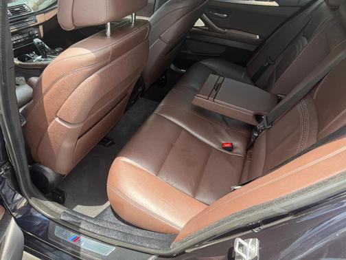 Blue 2015 BMW 550 i