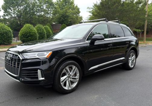 Black 2021 Audi Q7 55 Premium Plus
