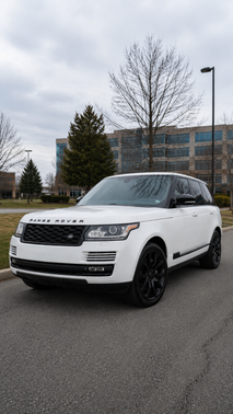 White 2014 Land Rover Range Rover 5.0L Supercharged Ebony Edition