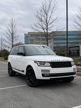 White 2014 Land Rover Range Rover 5.0L Supercharged Ebony Edition
