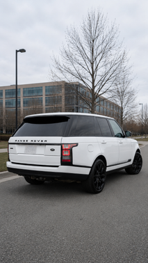 White 2014 Land Rover Range Rover 5.0L Supercharged Ebony Edition